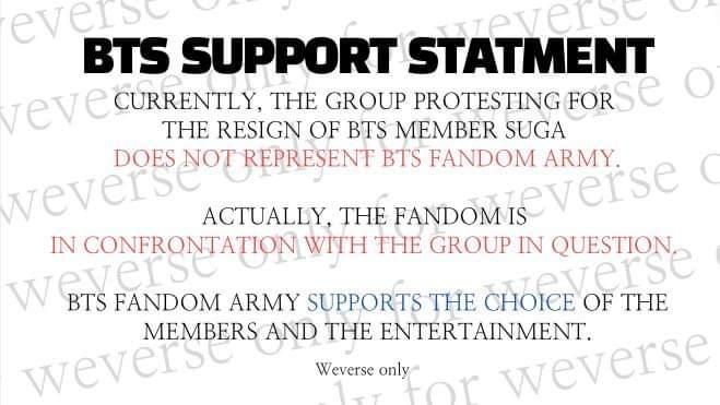 누가 날 막아도 걸어가
누가 뭐래도 방탄=7

#ARMYUnitedForBTS 
#SugaNeverWalksAlone
#BesidesSUGA 
#BTSisSeven