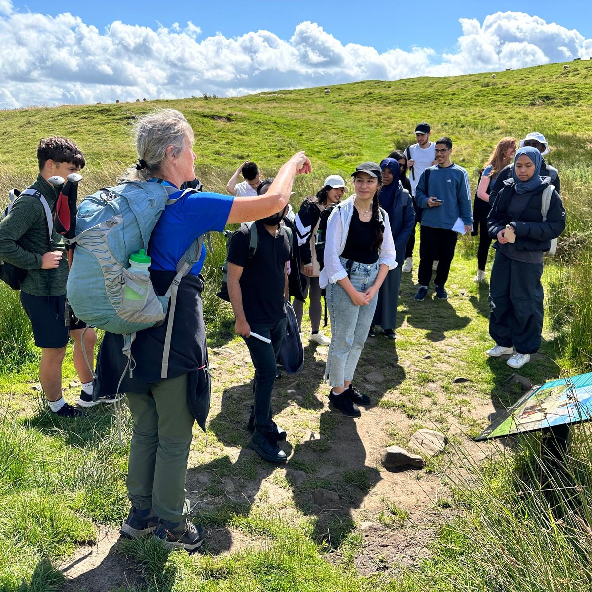 Recently, we hosted a group of <a href="/newcastleuni/">NU Students</a> students who had never visited Northumberland National Park before. The group was organised and led by one of our volunteers, Anette, who is a lecturer at Newcastle University.