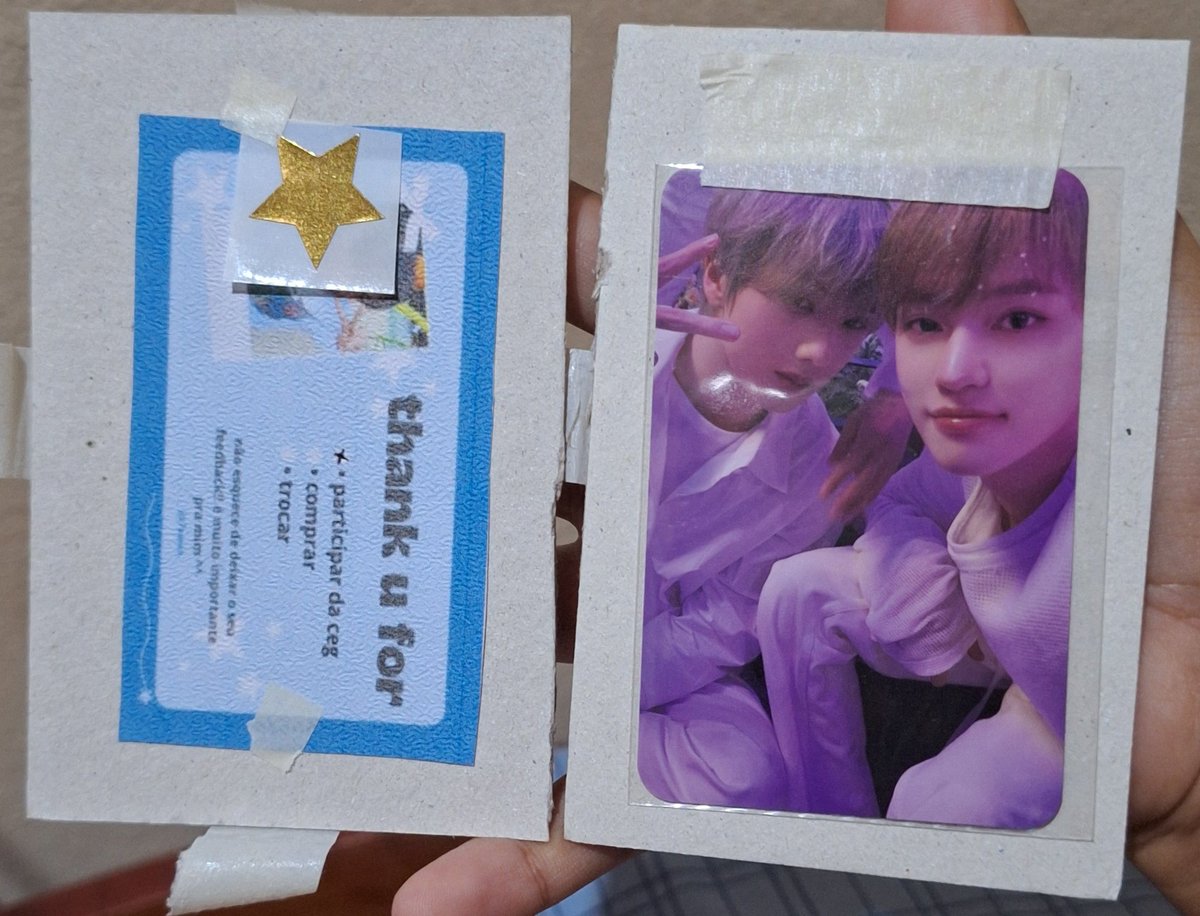 euiminghao's tweet photo. feedback muito positivo para @i7wwiin que me vendeu os chenji moonlight! a ceg foi bem tranquila e bem rápida também; o card veio bem embalado e seguro e a experiência toda foi muito boa, não tive preocupação nenhuma, com certeza compraria com ela novamente 🫶 https://t.co/PEerfOD6rV