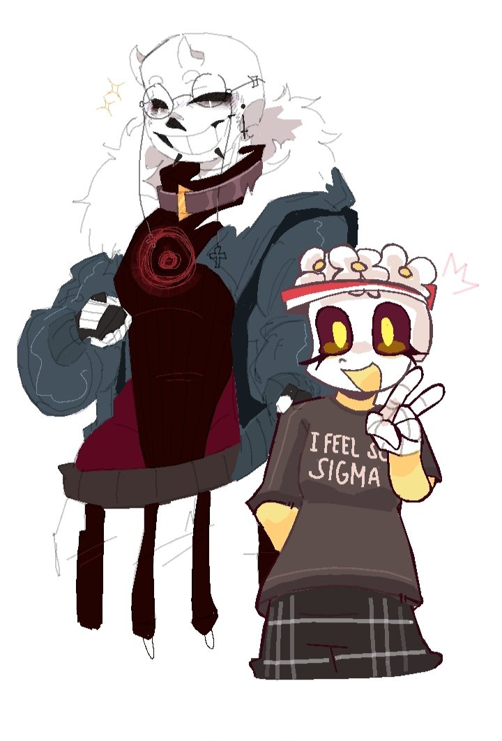 yannie28812392's tweet image. Silly Collab with @Under_Death220 
#sansau #roblox #freedraw