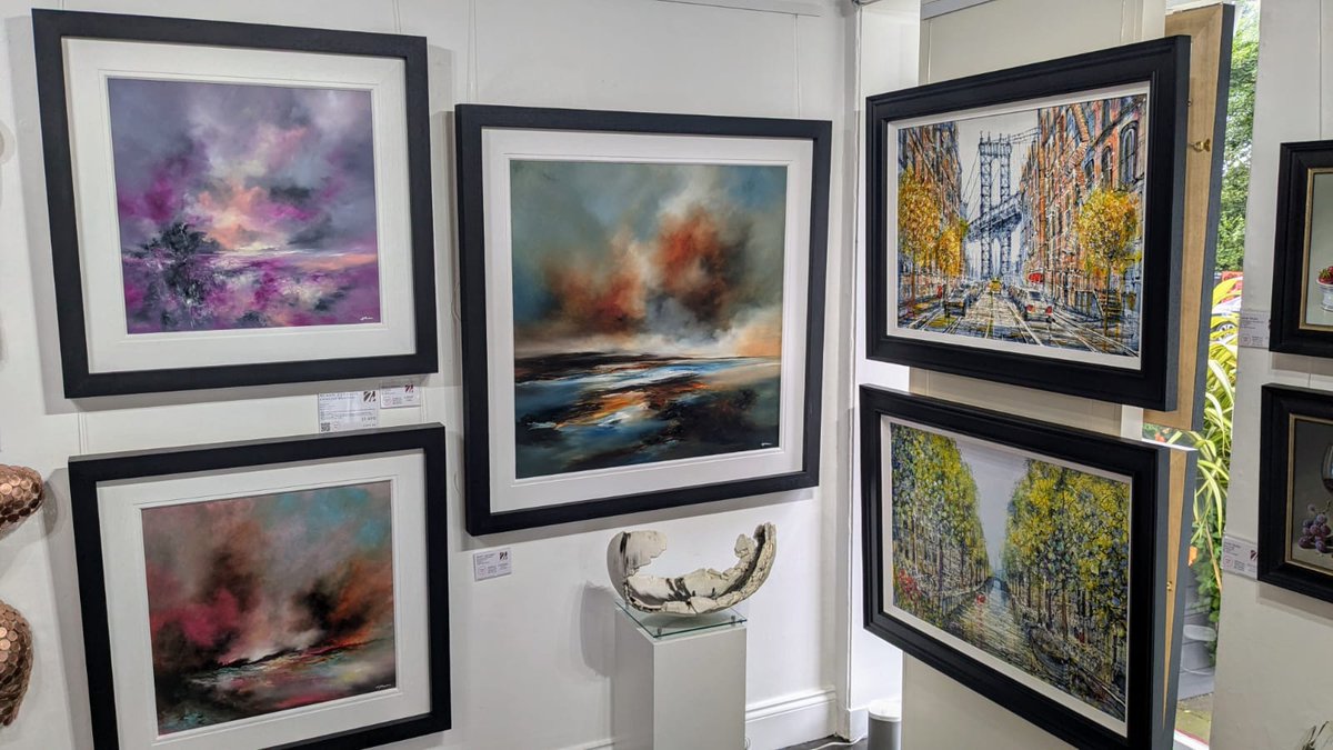 Indulge in Alison Johnston's mythical oil paintings, where each brushstroke tells a story and invites you into a world of dreams. 🌌❤️ 

Immerse yourself in the energy of Nigel Cooke's cityscapes, bursting with life and colour that captures the heartbeat of urban life. 🏙️🎉