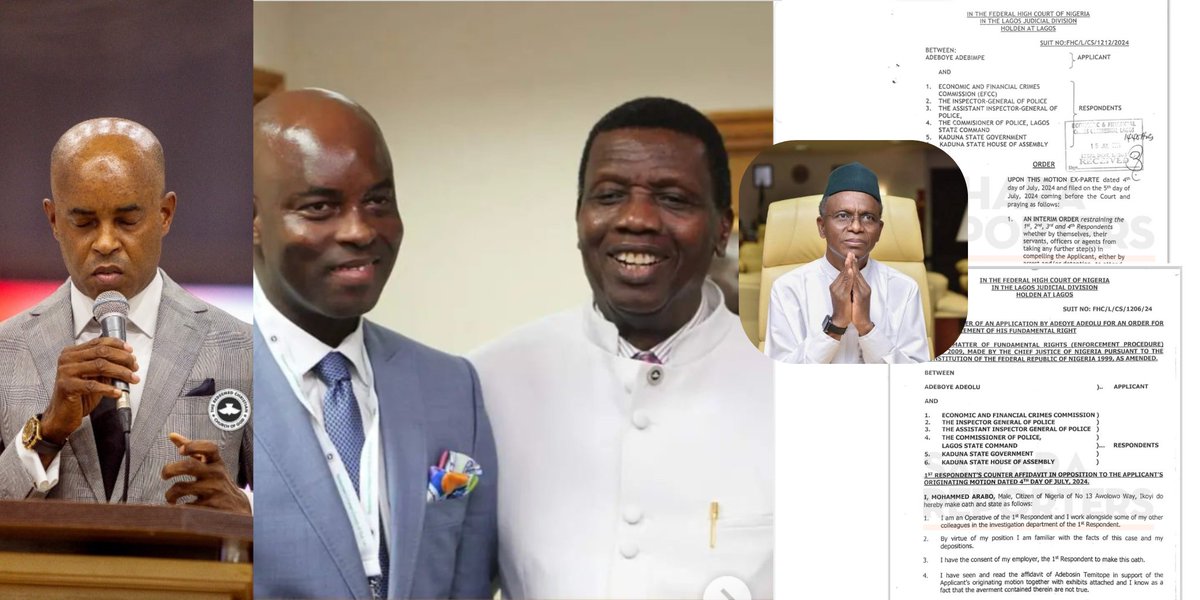 Sahara Reporters (@saharareporters) on Twitter photo EXCLUSIVE: <a href="/PastorEAAdeboye/">Pastor Adeboye</a>'s Son, Adeolu Abandons Kaduna Project After Taking Over N8Billion From @elRufai Gov’t, Runs To Court To Stop Probe | Sahara Reporters bit.ly/3ADruq6 EXCLUSIVE: <a href="/PastorEAAdeboye/">Pastor Adeboye</a>'s Son, Adeolu Abandons Kaduna Project After Taking Over N8Billion From @elRufai Gov’t, Runs To Court To Stop Probe | Sahara Reporters bit.ly/3ADruq6