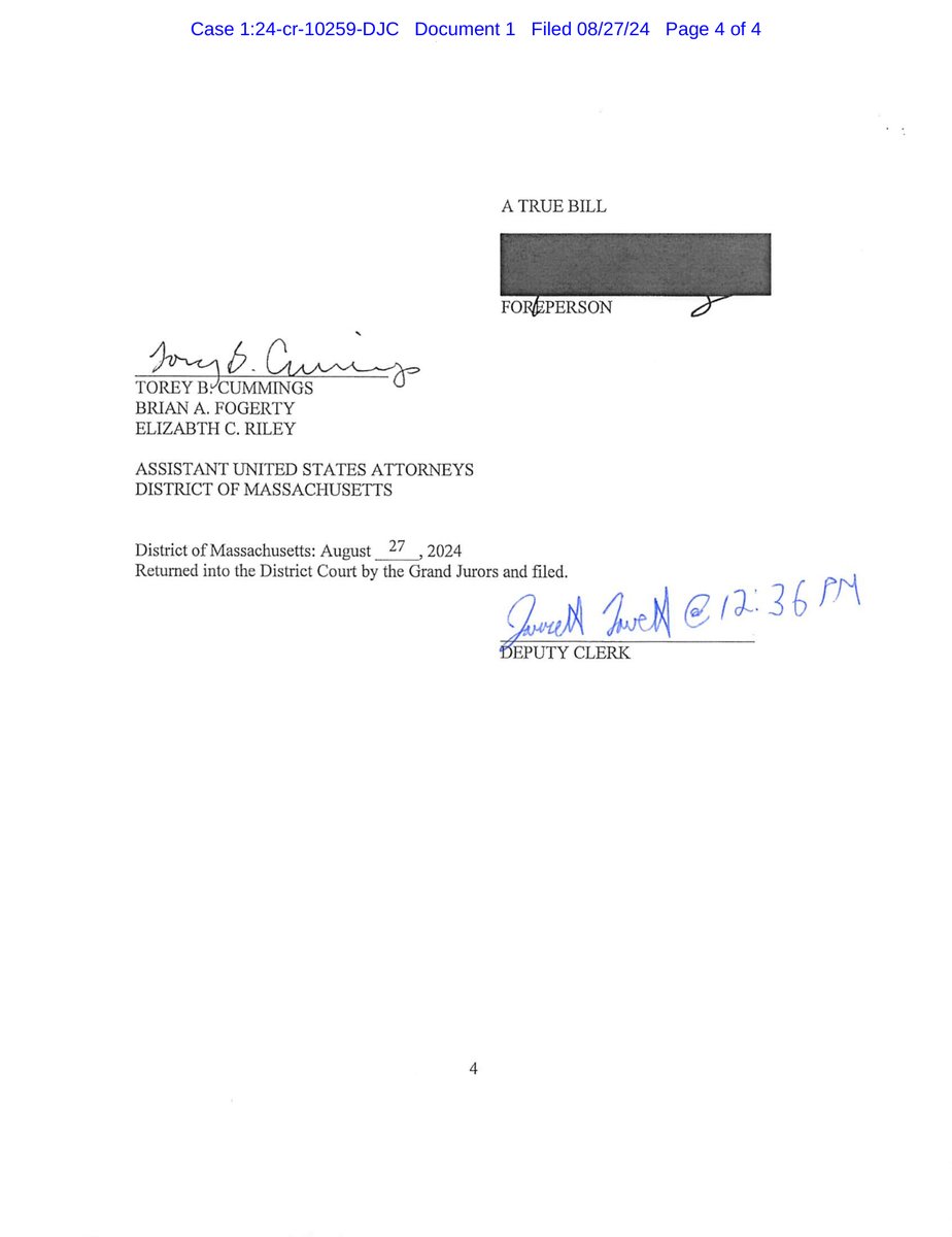 KristinaRex's tweet photo. Read the indictment here. I'll be attending a press conference with US Attorney Joshua Levy this afternoon. #WBZ https://t.co/K5Tx64MKLs