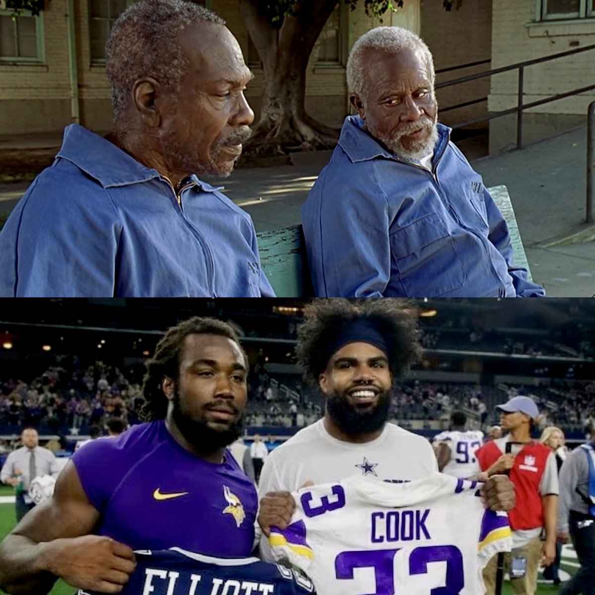 When people look at Ezekiel Elliott &amp; Dalvin Cook! 

Zeke is 29 
Cook is 29

Let’s see how this plays out! 😎 I’m rocking with “Old Guys”