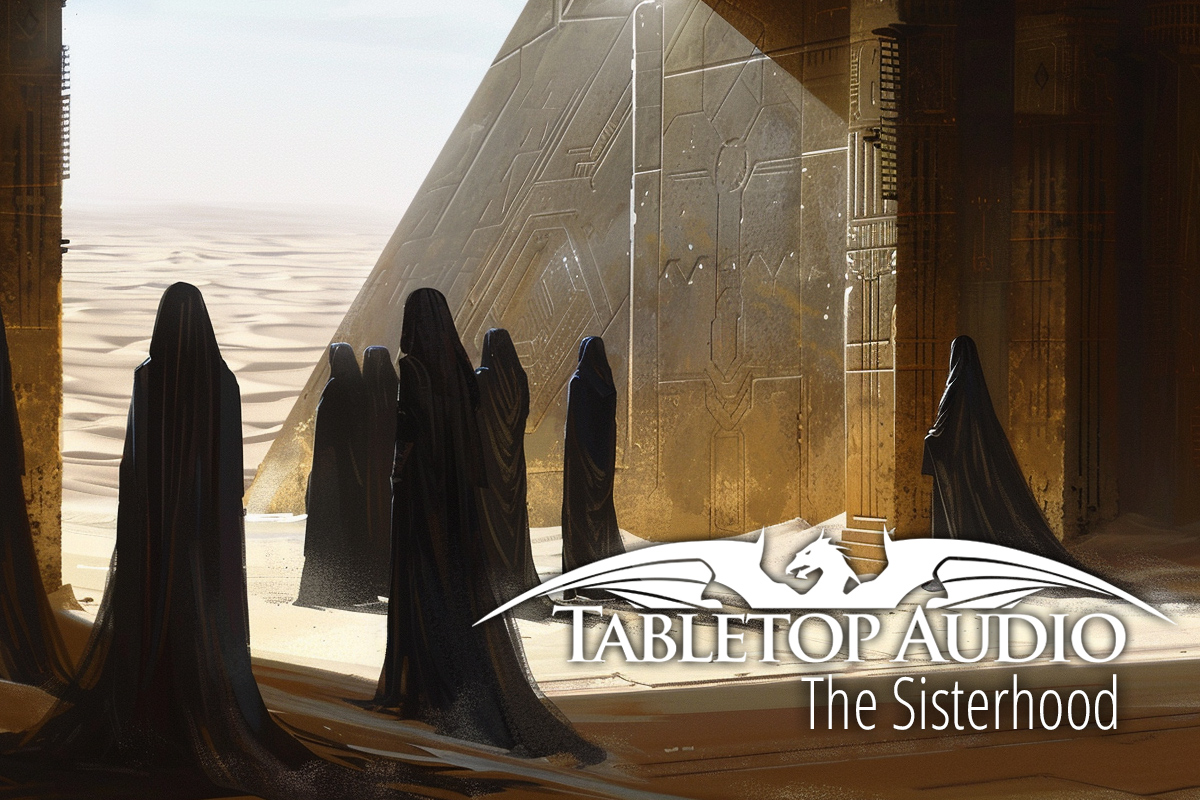 New Ambience: "The Sisterhood" is out of sneak-peek and live on tabletopaudio.com   

Patreon patrons receive 4 additional versions. Thank you all for your support! - Tim    

#rpg #ttrpg #dnd #boardgames