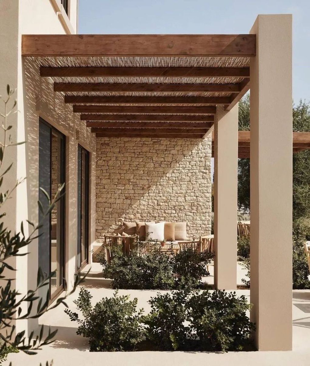 HM_Studio_'s tweet image. اختيار مواد التصميم الخارجي من نفس طبيعة المكان يعطينا مستوى جمالي مختلف 👌🏼