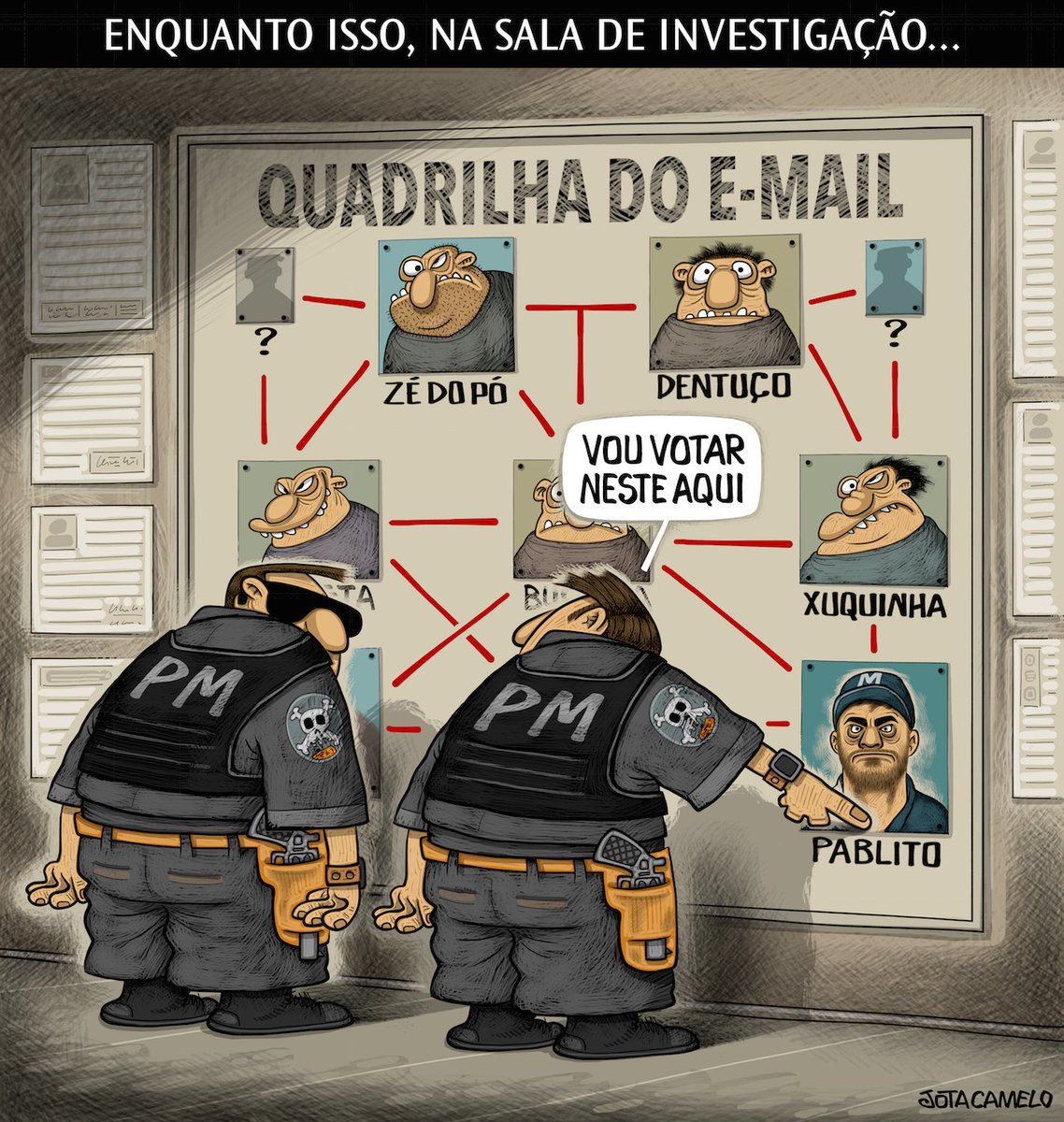 Jota Camelo (@ojotacamelo) on Twitter photo Apoie o trabalho do #JotaCamelo via PIX: jotacamelocharges@gmail.com
ou pelo site: jotacamelo.com.br
Também colabore compartilhando esta charge nas redes sociais ou em qualquer veículo de imprensa. Apoie o trabalho do #JotaCamelo via PIX: jotacamelocharges@gmail.com
ou pelo site: jotacamelo.com.br
Também colabore compartilhando esta charge nas redes sociais ou em qualquer veículo de imprensa.