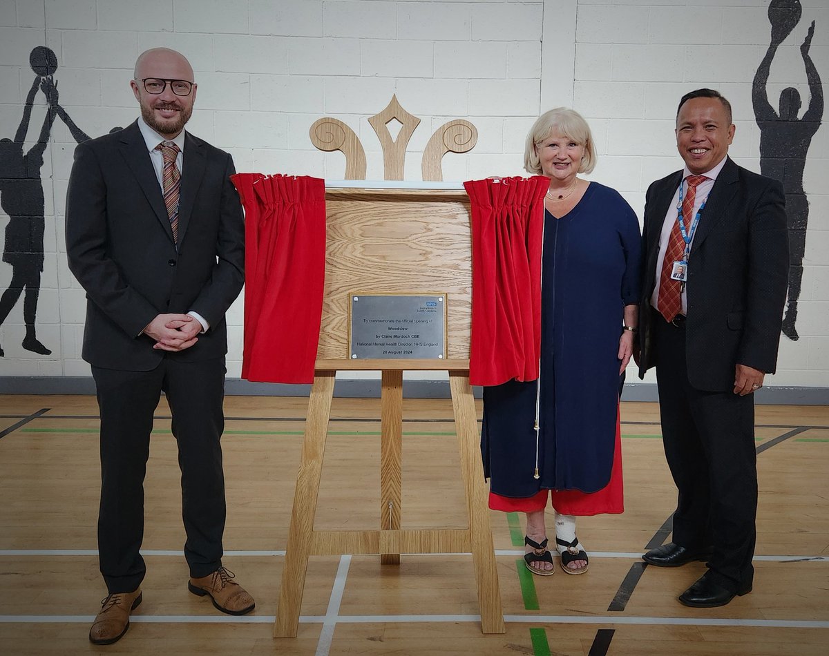 DrGarethEThomas's tweet photo. Lovely day to be at the official opening of Woodview in Whalley and to welcome @ClaireCNWL as our guest.. thank you to our Pennine leadership and teams for being brilliant and for supporting our patients and their families @WeAreLSCFT https://t.co/fF8jqfOn4R