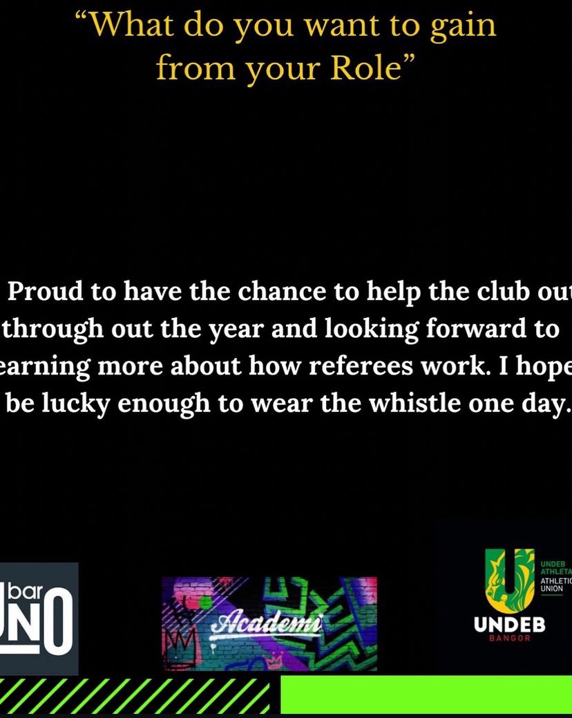 Meet the committee 💚

Another fan favourite who has a rather strange obsession with referees is Aidan Roberts who takes on the role as secretary!
Here is what he had to say for the upcoming season …

#bleedgreen