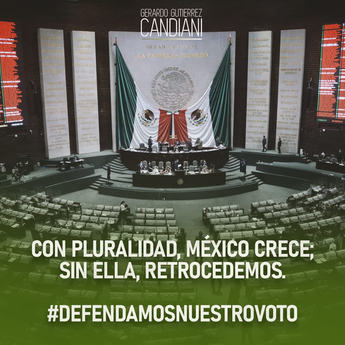 Una representación equilibrada garantiza el desarrollo social y económico de un país, de lo contrario se enfrentará a un retroceso histórico que tendrá un impacto negativo en las generaciones futuras.

Para un mejor futuro se necesita pluralidad, democracia y libertad.