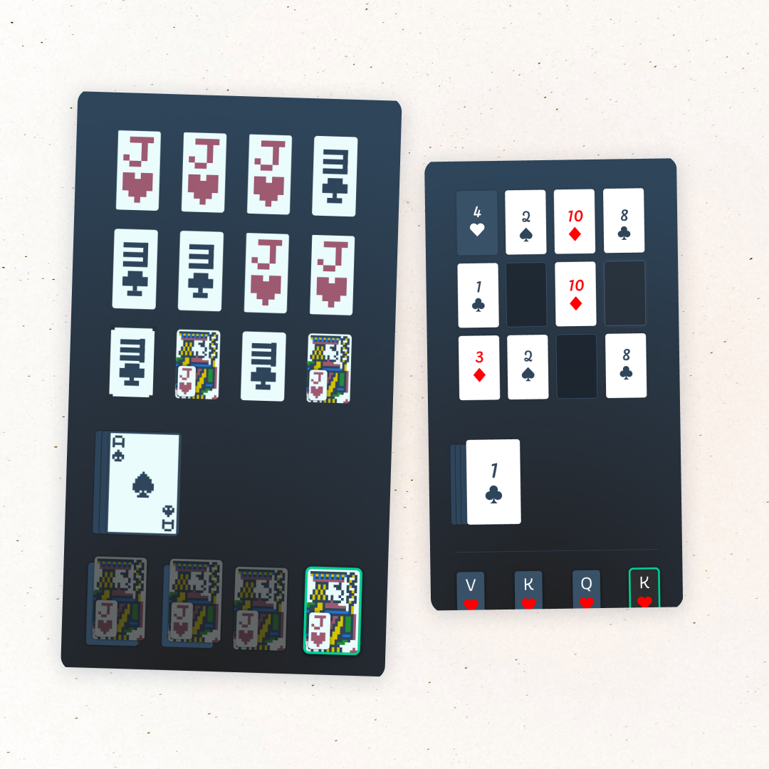 dark_tomato_st's tweet photo. Another side project prototype : A strategic mobile merge game. 
#gamedev #indiegame #indiedev #gamedevelopment #game #mobilegame #darktomatostudio #solitaire https://t.co/5cgWS7S6ix