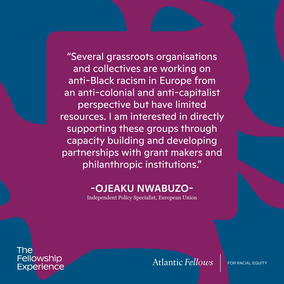 weare21hundred's tweet photo. 2024 Fellow Ojeaku Nwabuzo (@Nwayo) is an independent policy specialist with the European Union. She is a consultant, analyst and former co-director of the European Network Against Racism (ENAR).  

Learn more about her work and background: https://t.co/b4uo1VQt2r https://t.co/SgS9SZjZZ2
