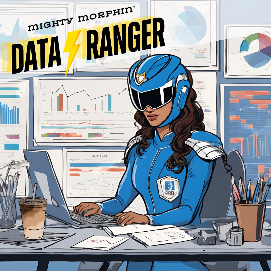 PRBdata's tweet photo. Happy National #PowerRangers Day! Introducing the Data Ranger...
⚡  She knows every Excel shortcut!
⚡  She can deduplicate data with a single glance! 
⚡  She's fearless in the face of bias &amp; misinterpretation!
⚡  She strikes the perfect balance between accuracy &amp; privacy! 🧵 https://t.co/6Tl8oljztE