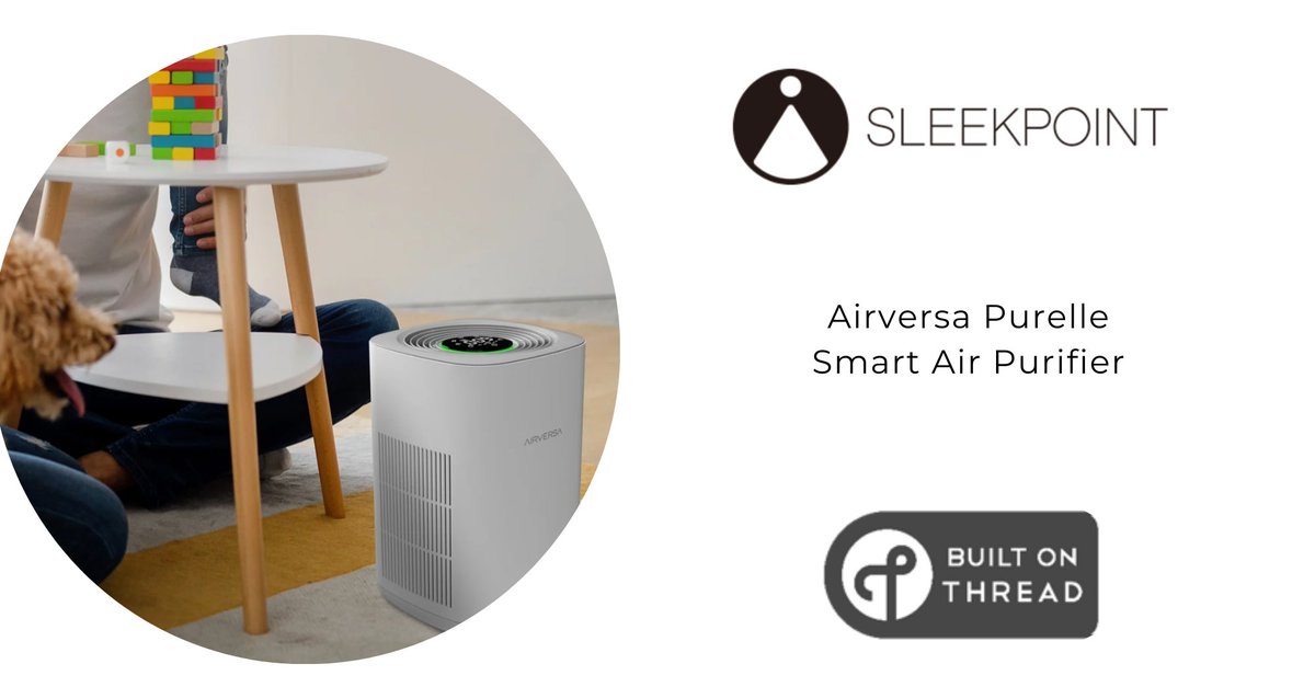 TheThreadGroup's tweet image. Spotlighting #ThreadCertified Product from Sleekpoint Innovations. Purelle is a smart air purifier that combines powerful air purification and smart capabilities. 

Learn more about these #BuiltOnThread products here: threadgroup.org/Certified-Prod… 

#ThreadGroup #SmartHomeDevices #IoT
