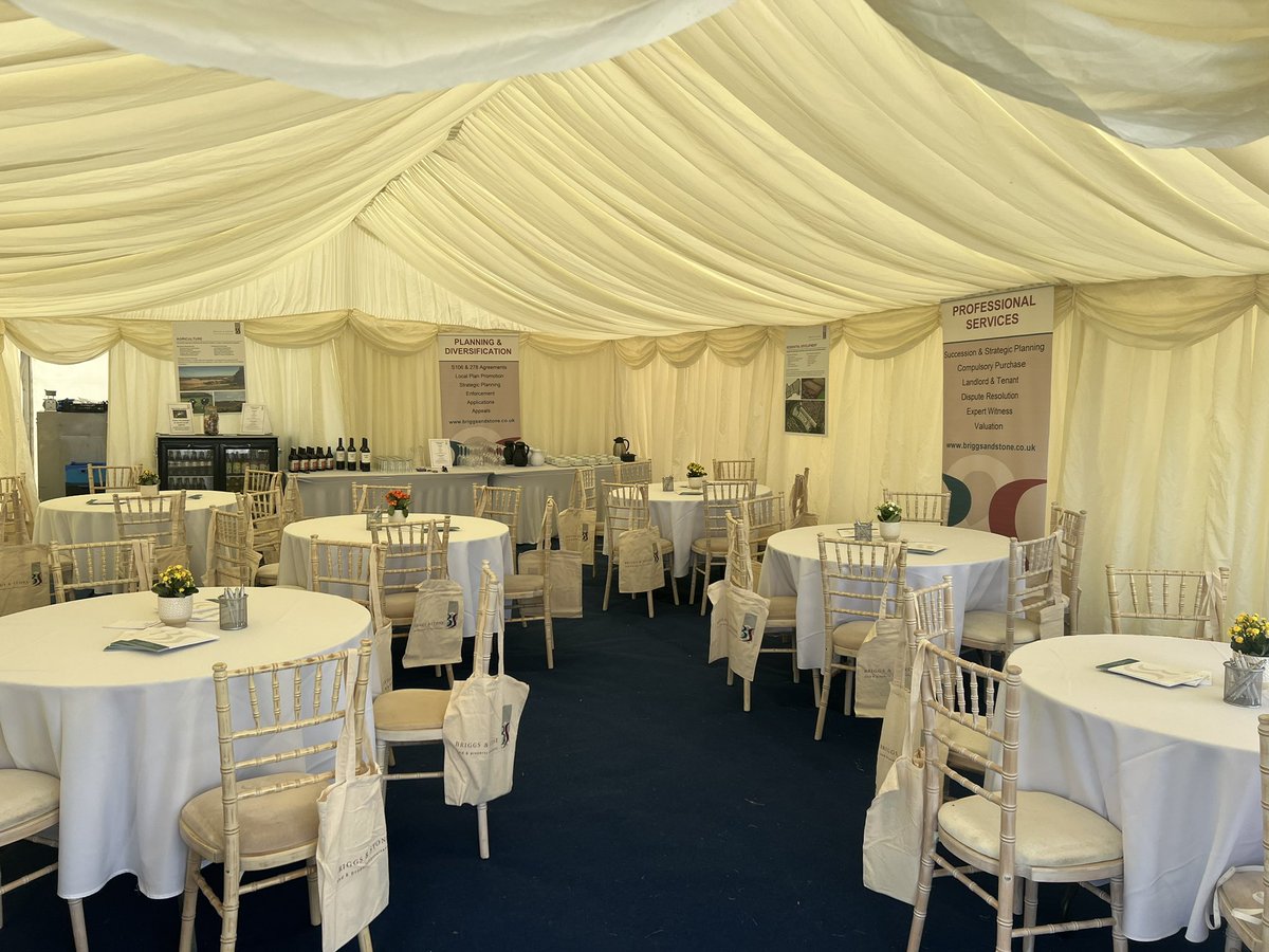 The bunting is up, the bar is well stocked 🥂. We look forward to seeing everyone <a href="/buckscountyshow/">Bucks County Show</a> tomorrow 🐏🐂🐐🐄🌤️