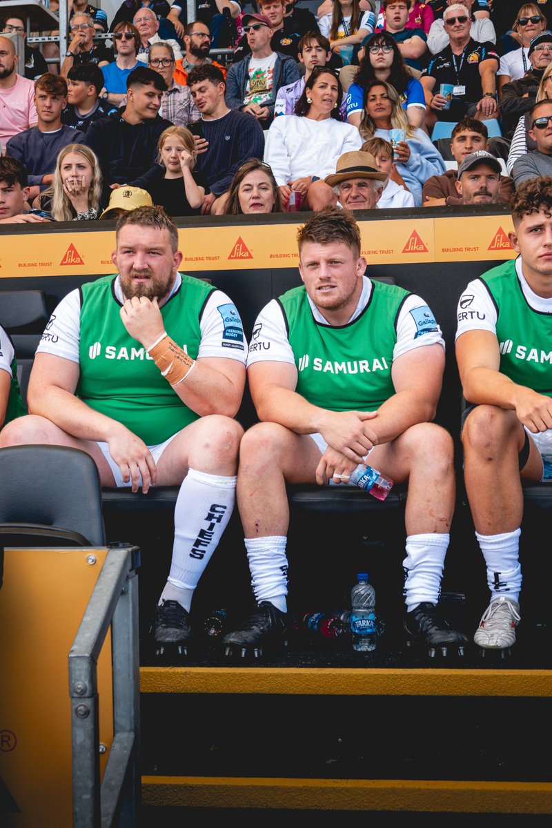 ExeterChiefs's tweet photo. Papped watching scrums πΈ
#JointheJourney | #PreSeason24 https://t.co/zoJisxcuf4