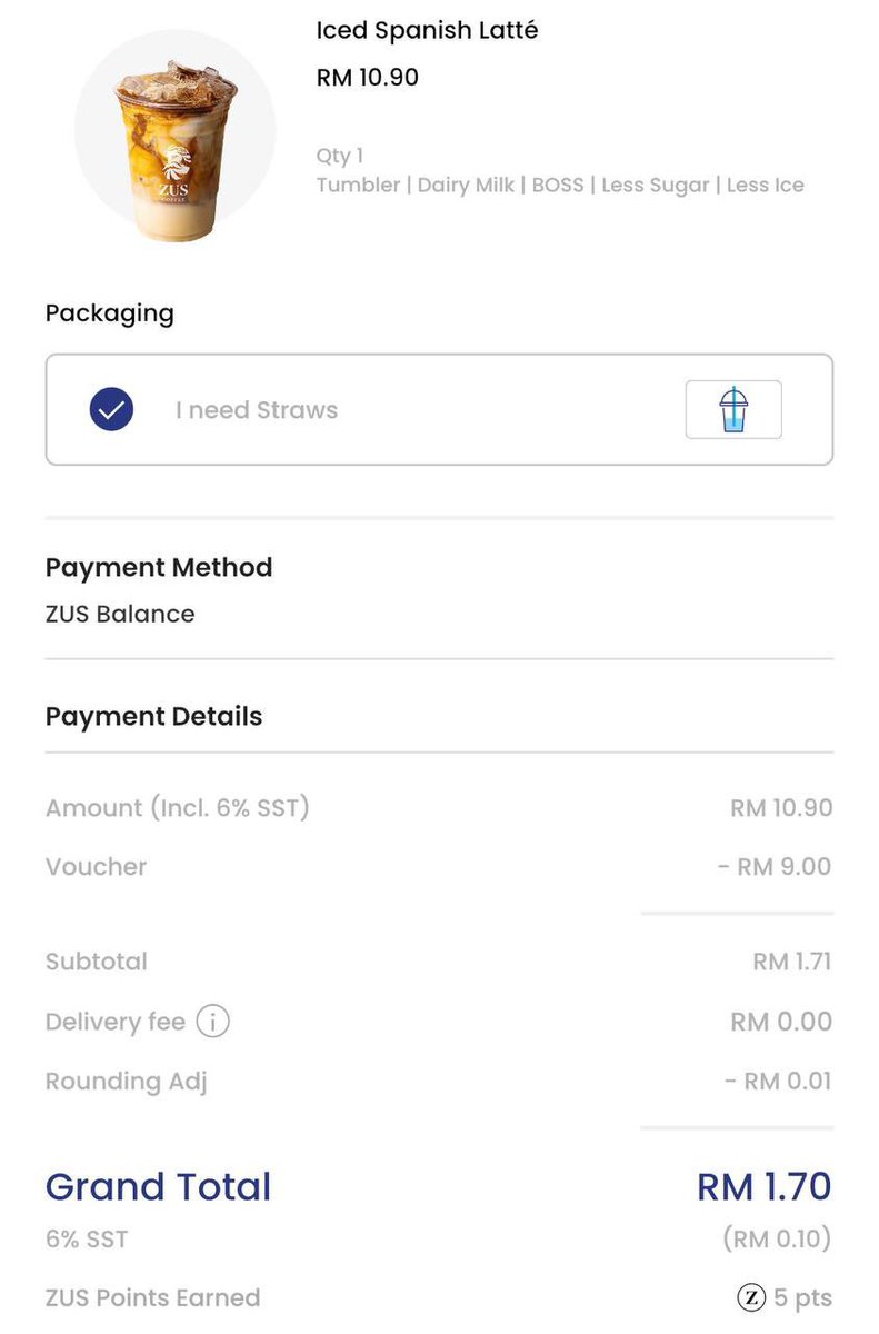 Jangan lupa check apps Zus korang! Mulai harini 29hb sampai 30hb Ogos korang boleh redeem any drink RM6.70 je. 

Kalau takde apps lagi boleh install guna referral code ni. Banyak voucher discount. Boleh dapat air RM1.70 😂

Referral code: FIRKFZU

Register apps cepat untuk claim.