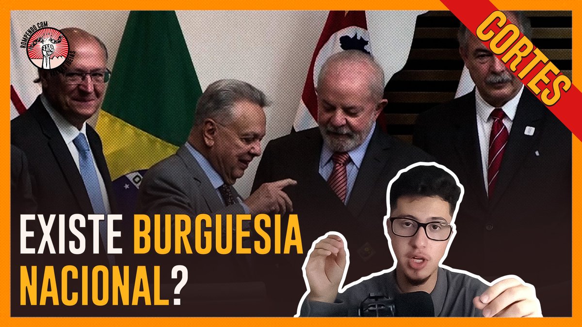 fragoso_rvi's tweet photo. A BURGUESIA NACIONAL e a REVOLUÇÃO BRASILEIRA

Estreia hoje às 18h30m

Corte da live de 04/07/2024, no qual trato sobre a existência da BURGUESIA NACIONAL no Brasil, sua distinção da GRANDE BURGUESIA e o seu papel na REVOLUÇÃO BRASILEIRA.

https://t.co/royA757Sgy https://t.co/Z0QSGjveqA