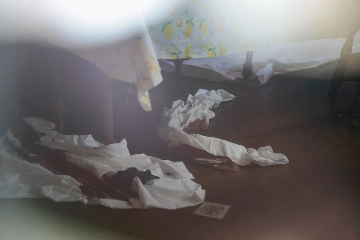 SAS_Daily's tweet image. Joseph DeLucia Jr. is alleged to have killed his siblings and niece before turning the gun on himself over the weekend in Long Island. Photos taken of inside the home show the bloodied sheets that covered the bodies…