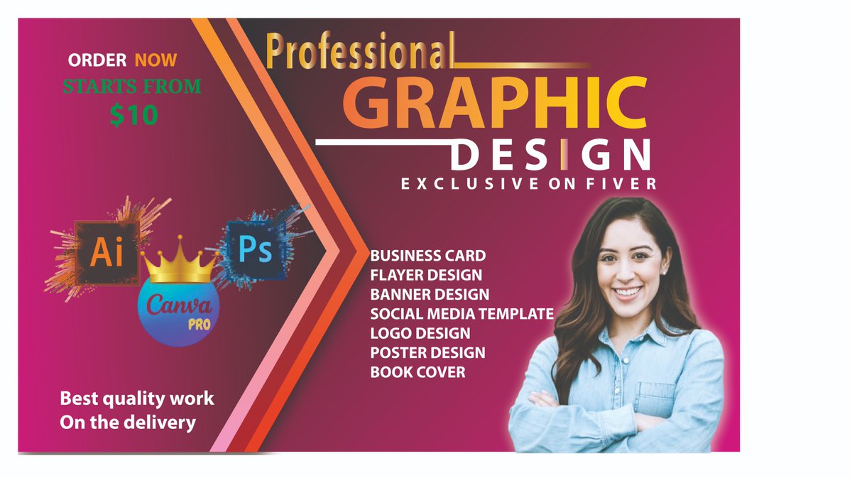 Sathi97529's tweet photo. ☑️👍I will do your professional highly creative graphic design service✔👍
#GraphicDesign #DesignInspiration #CreativeProcess #DigitalArt #VisualArt #Typography #DesignTrends #ArtDirection #Branding #Illustration #DesignCommunity #TAEILtheShiba https://t.co/GDyPiqd4Db