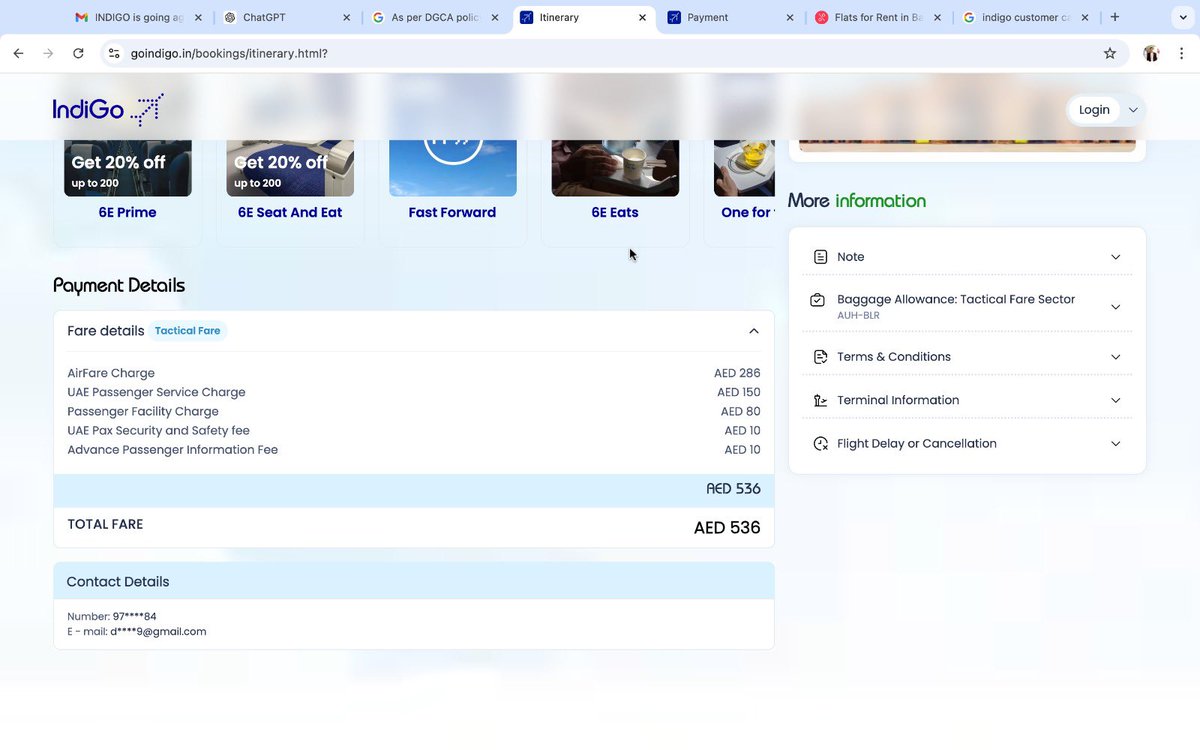 d_mishra229's tweet photo. Why @IndiGo6E is going against @DGCAIndia policy??? I booked a flight just 12 hours back and they asked me for extra amount when I requested for reschedule, despite of the fact that there is no price change for the new flight even on their portal. https://t.co/vberrrM1tF