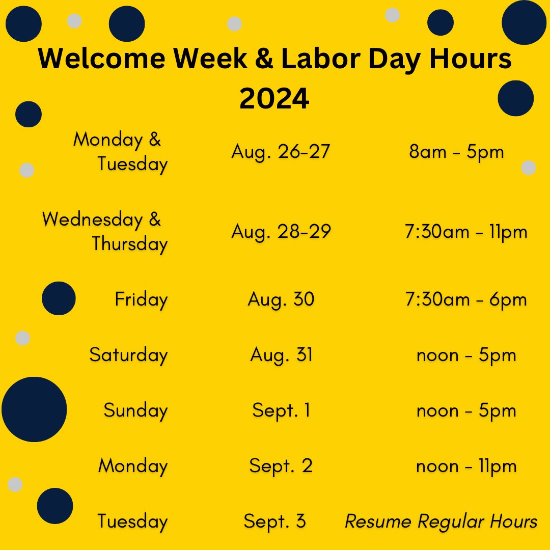 Welcome back, Augie students! #AugustanaSD #AugieWelcomeWeek #MikkelsenLibrary