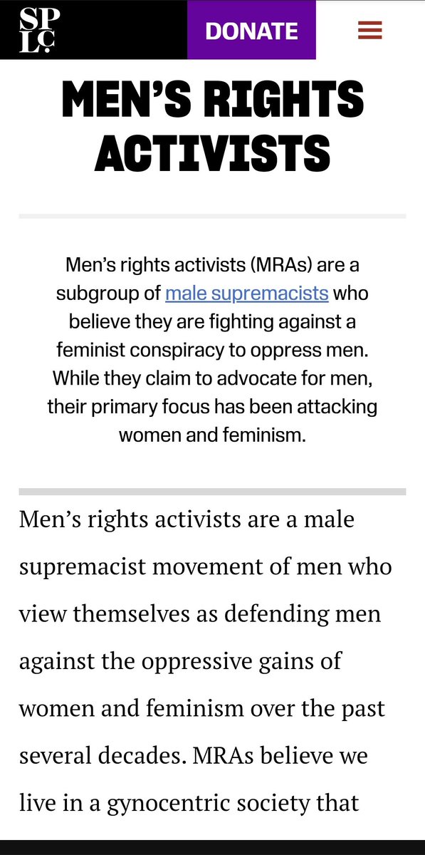 men_are_human's tweet image. The Southern Poverty Law Centre attacking the only people who advocate for male rape victims.

#SPLC would like you to think they&apos;re a grass roots family fighting for &quot;the little guy&quot;. In truth, they&apos;re a half a billion dollar political activist machine who attack the little guy.