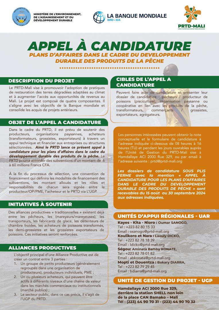 Projet de Restauration des Terres Dégradées (PRTD) tweet media