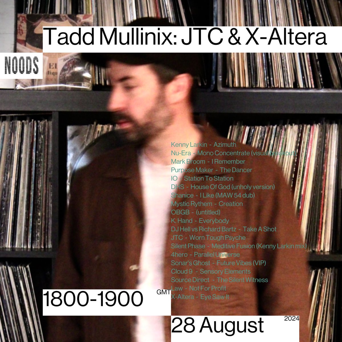Bopside's tweet image. AUG28 1800-1900gmt noodsradio.com