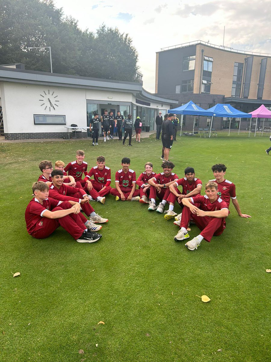 Lancashire Cricket Men (@lancscricket) on Twitter photo Congratulations to <a href="/LancsCricketACA/">Lancashire Cricket Academy</a> U14s Boys’ team who have won the ECB National Championship today - beating Surrey by 75 runs in the final! 🙌
Captain Shivy Gautam has just lifted the trophy in Brockington. Well done, lads! 🏆
🌹 #RedRoseTogether Congratulations to <a href="/LancsCricketACA/">Lancashire Cricket Academy</a> U14s Boys’ team who have won the ECB National Championship today - beating Surrey by 75 runs in the final! 🙌
Captain Shivy Gautam has just lifted the trophy in Brockington. Well done, lads! 🏆
🌹 #RedRoseTogether