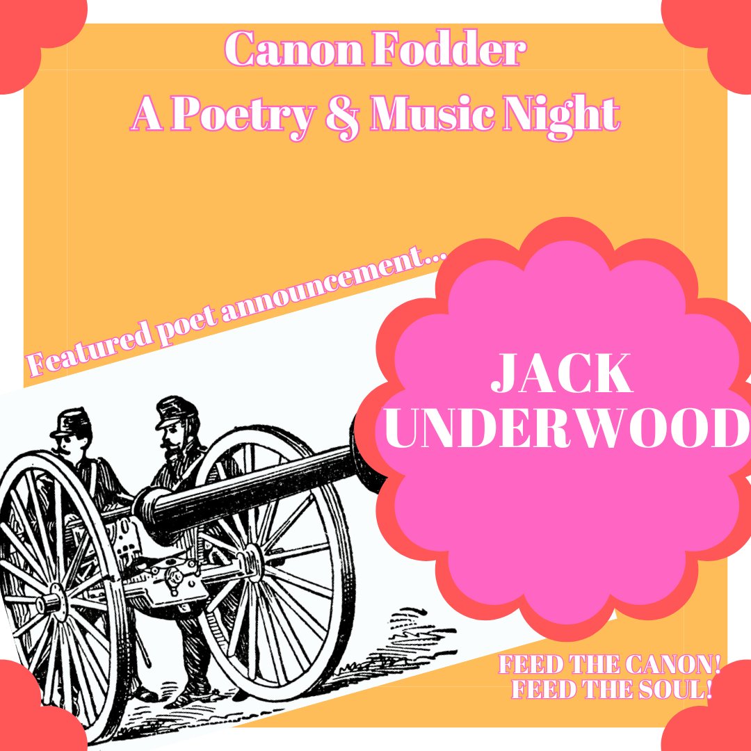 And now for our second featured poet! Who is! 

📣JACK UNDERWOOD📣

Jack is author of two poetry collections, Happiness and A Year in the New Life, and a non-fiction work, Not Even This, about poetry, uncertainty and parenthood.