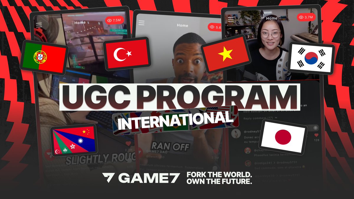 Game7 UGC Program Expands with International Theme 🌏

Week 2 is complete and we’re excited to announce we are adding an International Theme to our Game7 UGC program!

This means a new weekly prize pool for each of the following languages, in addition to our current weekly prize