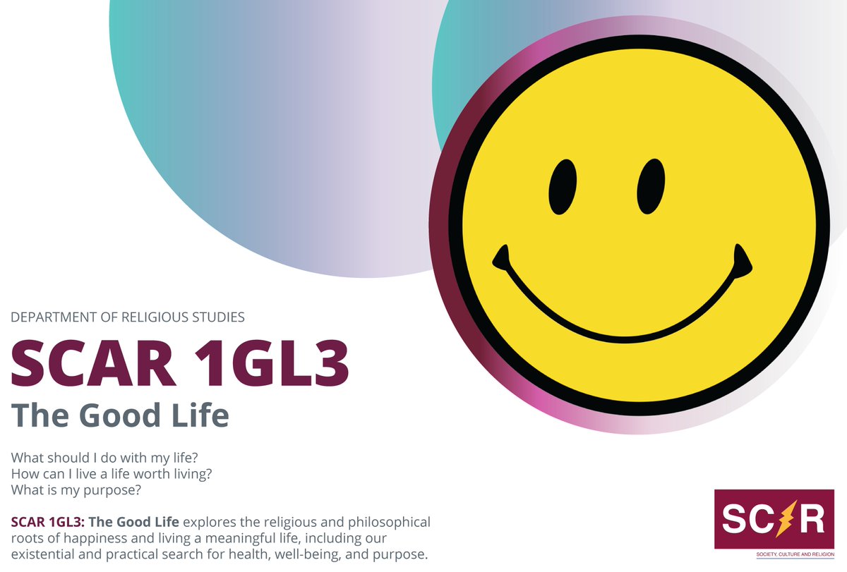 McMaster Religious Studies (@macrelstuds) on Twitter photo Still looking for a Level One course?
Consider "The Good Life" (SCAR 1GL3)! 😊
Lectures: Tuesday/Thursday, 11:30-12:20.
@mcmasteru <a href="/McMasterSocSci/">McMaster Social Sciences</a>
Tentative course outline available here with MacID:
mcmasteru365.sharepoint.com/:w:/r/sites/FS… Still looking for a Level One course?
Consider "The Good Life" (SCAR 1GL3)! 😊
Lectures: Tuesday/Thursday, 11:30-12:20.
@mcmasteru <a href="/McMasterSocSci/">McMaster Social Sciences</a>
Tentative course outline available here with MacID:
mcmasteru365.sharepoint.com/:w:/r/sites/FS…