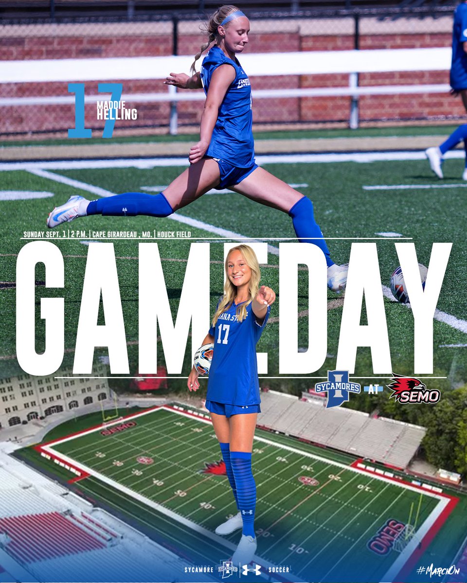 #Gameday 
🆚SEMO
🏟️Houck Field
🕑2 p.m ET
📍Cape Girardeau, Mo.
📊stats.statbroadcast.com/broadcast/?id=…
📺espn.com/espnplus/playe…

#MarchOn