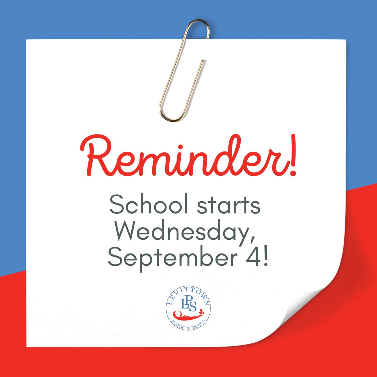 Get ready - school starts in one week! #SuccessAtLPS