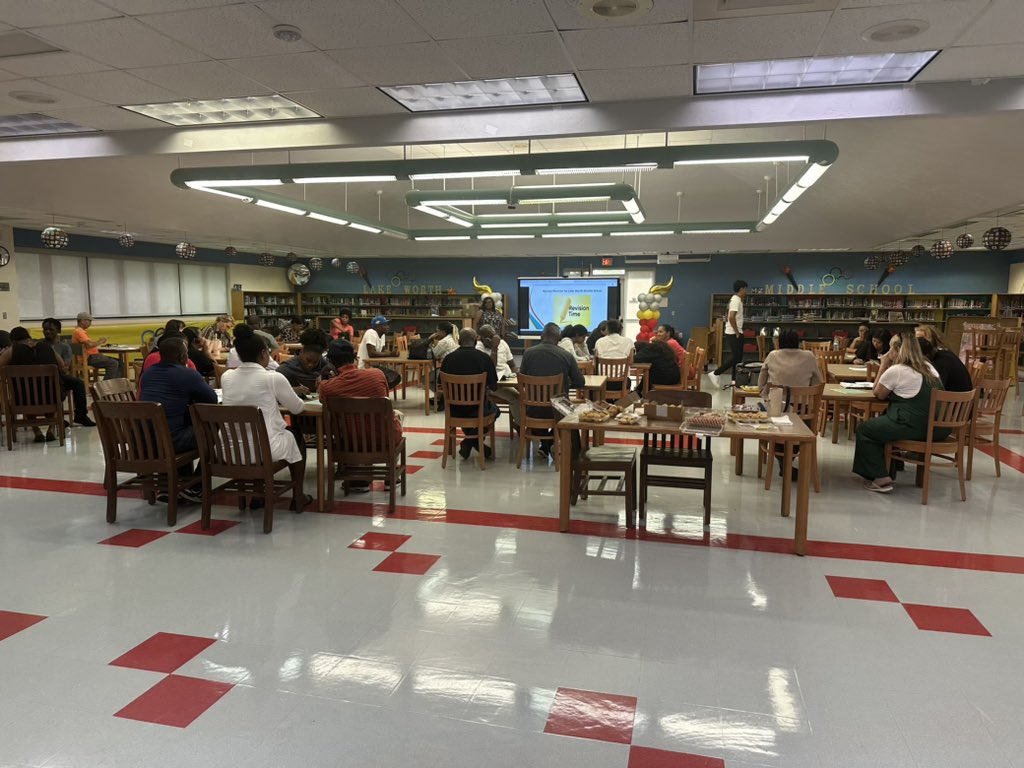 LWMSWarriors's tweet photo. Thank you to everyone who joined our first SAC meeting of the year at Lake Worth Middle! Your ideas and support help shape our schoolโs future. Letโs keep the momentum going! #LWMS #WarriorPride #CommunityMatters @CaelethiaTaylor @AP_Makowski @LaquandraGolf @ExpatEducatorTJ https://t.co/UkkZW9qzJr