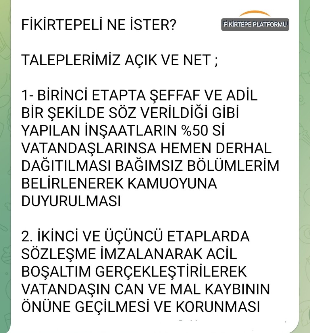 Fikirtepe Artık Söz Değil İcraat Bekliyor
#muratkurum #rterdogan #fikirtepe #yenifikirtepe #emlakkonut #deprem  #fikentder #fikirtepeplatformu #yasinbektas <a href="/by_yasinbektas/">Yasin Bektaş</a> <a href="/RTErdogan/">Recep Tayyip Erdoğan</a> <a href="/fikentder/">Fikirtepe Platformu</a> <a href="/murat_kurum/">Murat KURUM</a> <a href="/ekgyoas/">Emlak Konut GYO A.Ş.</a> <a href="/fikirtepehaber/">fikirtepehaber</a> <a href="/iletisim/">T.C. İletişim Başkanlığı</a> <a href="/Akparti/">AK Parti</a> <a href="/nowhaber/">NOW HABER</a> <a href="/dhainternet/">Demirören Haber Ajansı</a>