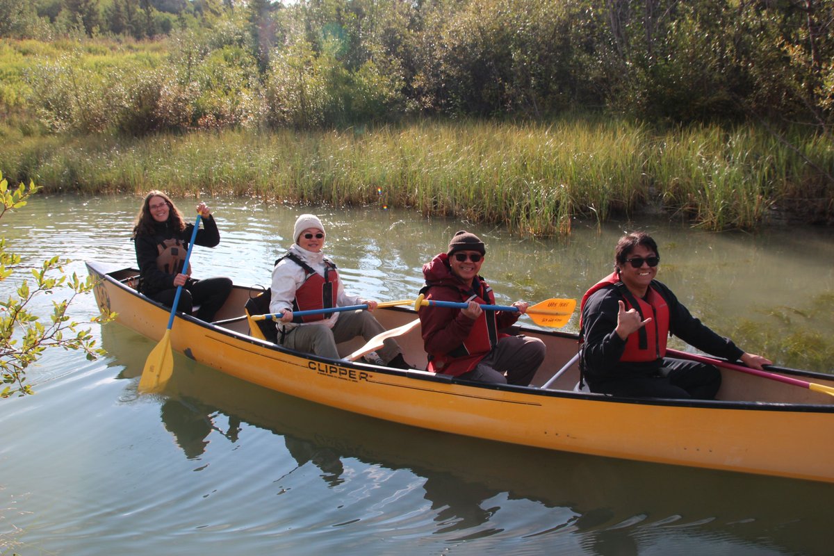 Before classes got underway, our staff got together on the land to learn some skills and to enjoy each other's company before we go out to different schools and communities.