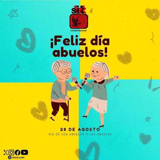 STIRTTnacional's tweet photo. El Día de los Abuelos o del Adulto Mayor es una fecha especial para reconocer y celebrar la vida, la sabiduría y la contribución de las personas mayores. Se busca dignificar la vejez y destacar el valor de su experiencia, visión y legado.
#STIRTT #diadelosabuelos https://t.co/FRSwe18aPL