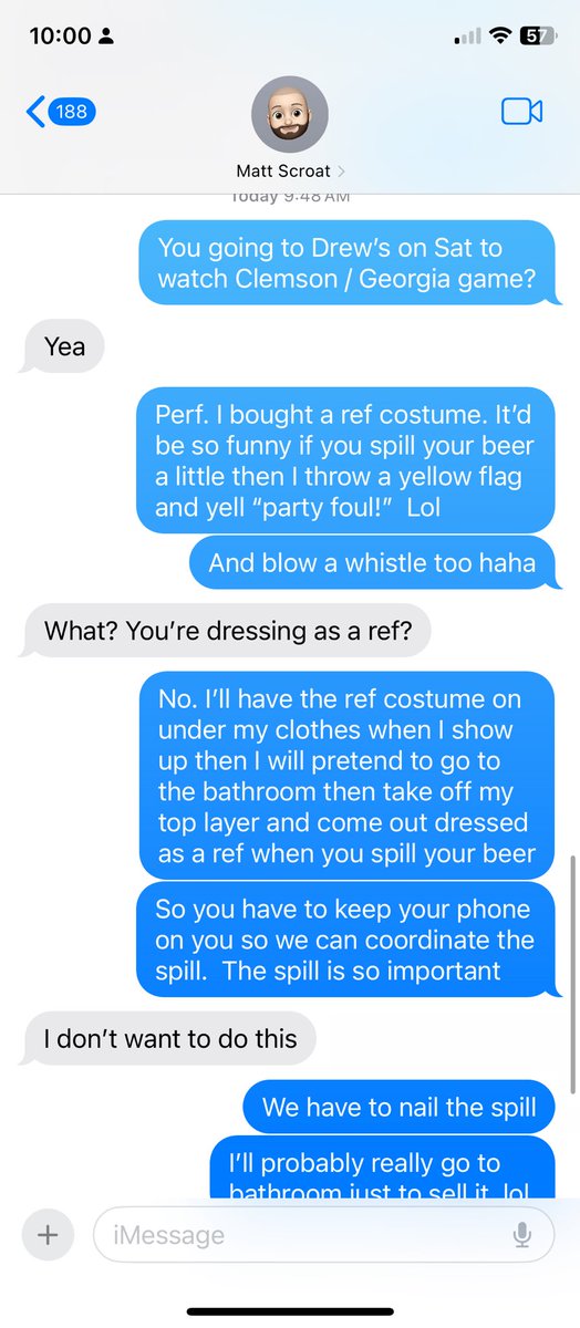 atdanwhite's tweet image. College football is back baby