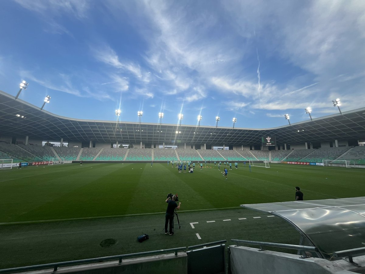 Posljednji trening <a href="/NKRijeka/">NK Rijeka</a> na stadionu Stožice uoči uzvrata playoff-a @europacnfleague vs <a href="/nkolimpija/">NK Olimpija Ljubljana</a>