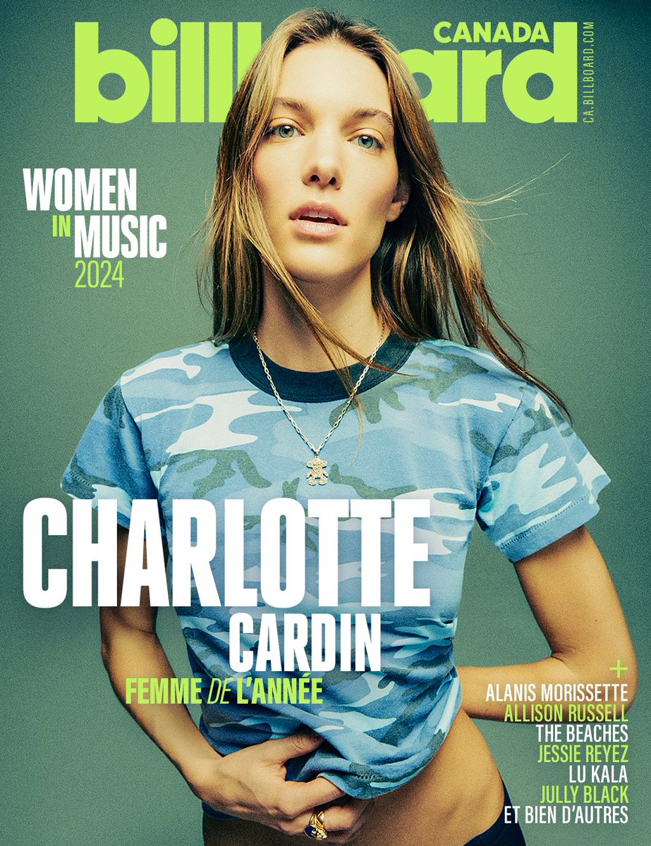 Announcing Billboard Canada's Woman of the Year 2024: <a href="/Charlottecardin/">charlotte cardin.</a>! 

Check out the Billboard Canada Woman in Music cover story here: ca.billboard.com/music/pop/char…

#BillboardCanadaWomenInMusic