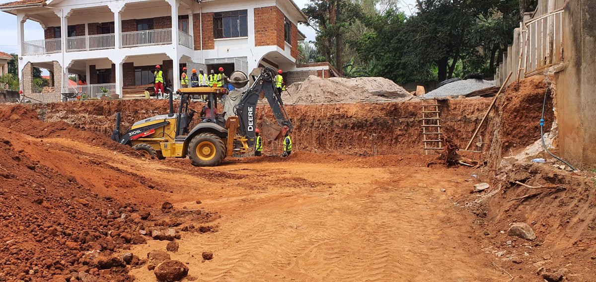 Groundwork 🚜 in progress at Brims LLP! Excavations  in full swing as we prepare the site for construction. Building strong foundations for what's next. #BrimsLLP #Construction #fypシviral