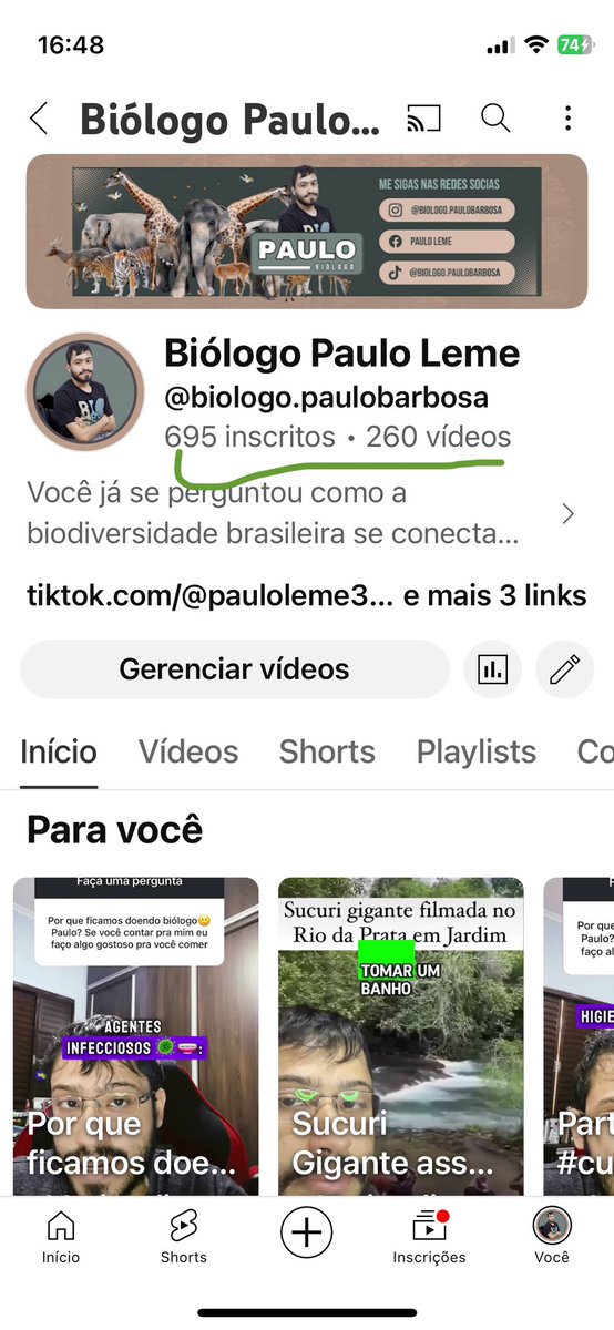 PauloLeme13's tweet image. Rumo a mil inscritos youtu.be/4vDrB7Yz-ww?si… #BiologyHelp #environnement #Social