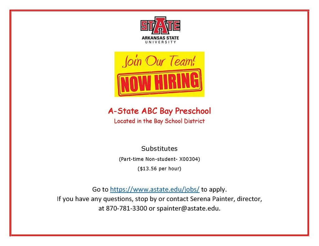 If you would like to be a substitute for pre-K, this post is for you.  See how below.