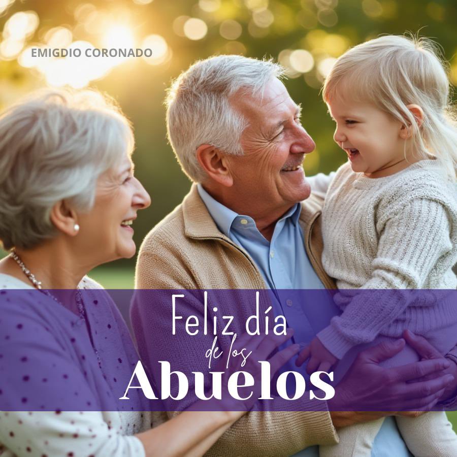 EmigdioCoronado's tweet image. ¡Feliz Día de los Abuelos!
Hoy celebramos a esos pilares de sabiduría, amor y tradiciones en nuestras vidas. A esos abrazos que curan cualquier pena, a las historias que nos llevan a otros tiempos, y a las enseñanzas que nos guían cada día. 
#DíaDeLosAbuelos
#Abuelos #Familia
