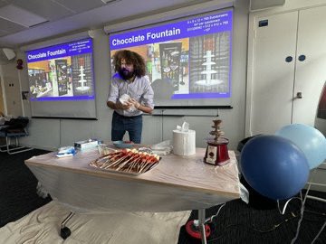 Matar Fluids Group (@matarlab) on Twitter photo 6th talk from the group by <a href="/LKahouadji/">Lyes Kahouadji</a> who waited 8 years (since #ICTAM2016) to finally present his simulations on chocolate fountain at #ICTAM2024.
Thur 29th Aug 24
Time: 16:50-17:10
Room: 323B (convection) 6th talk from the group by <a href="/LKahouadji/">Lyes Kahouadji</a> who waited 8 years (since #ICTAM2016) to finally present his simulations on chocolate fountain at #ICTAM2024.
Thur 29th Aug 24
Time: 16:50-17:10
Room: 323B (convection)