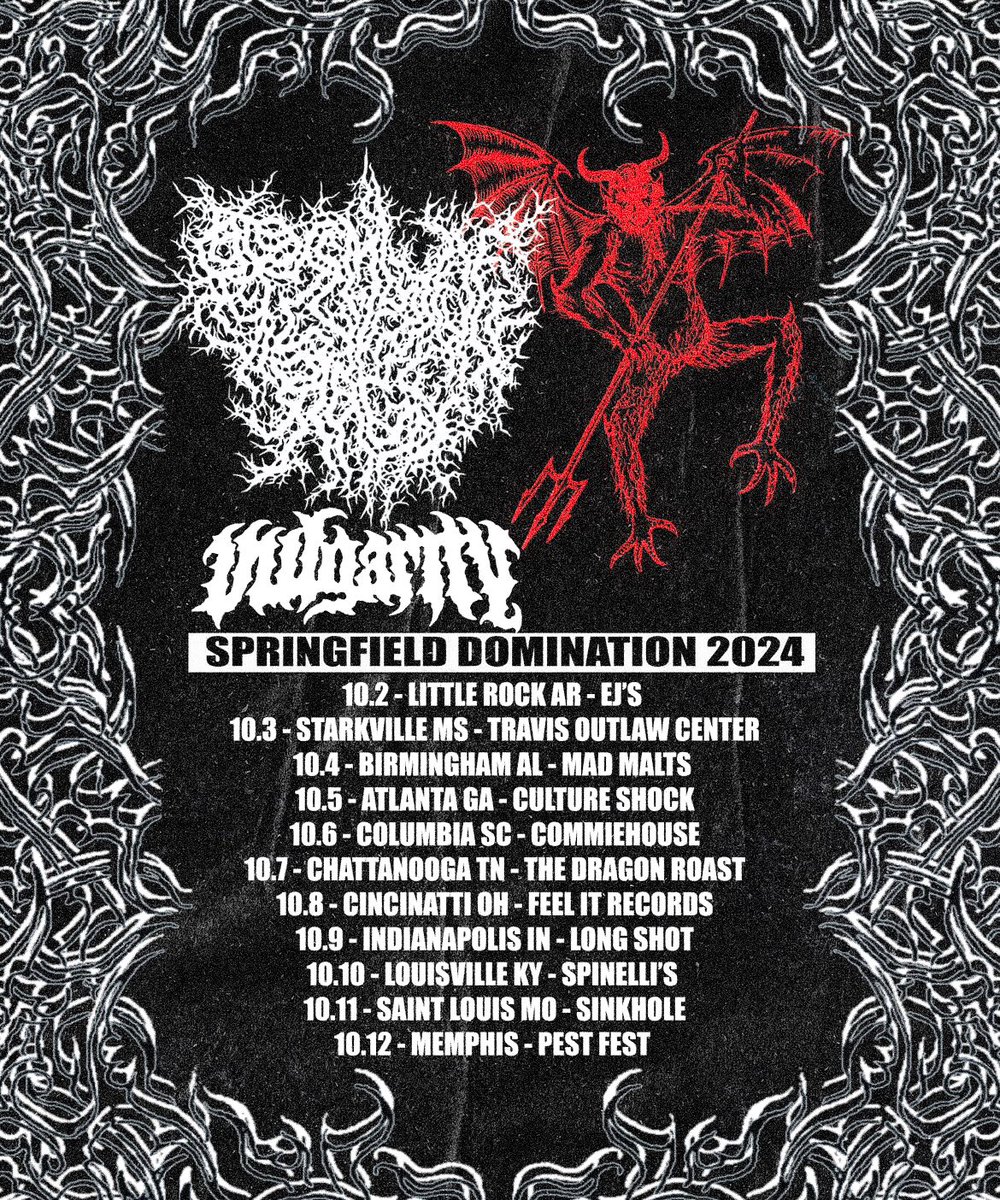 Tour in October with <a href="/Vulgaritymo/">VULGARITY</a>