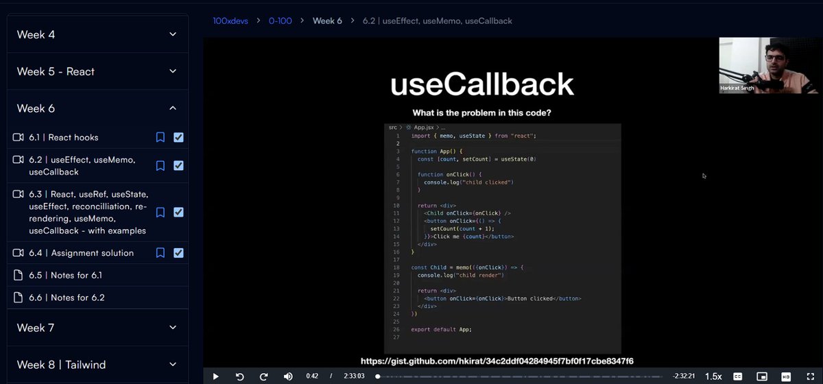 Coder_Prashant_'s tweet photo. Currently In week 6.2, learning react hooks in deep and solving assignment questions of @kirat_tw 0-100 cohort. Set for next 2 hrs 💯🔥

@100xDevs https://t.co/SBgXVjKLBW