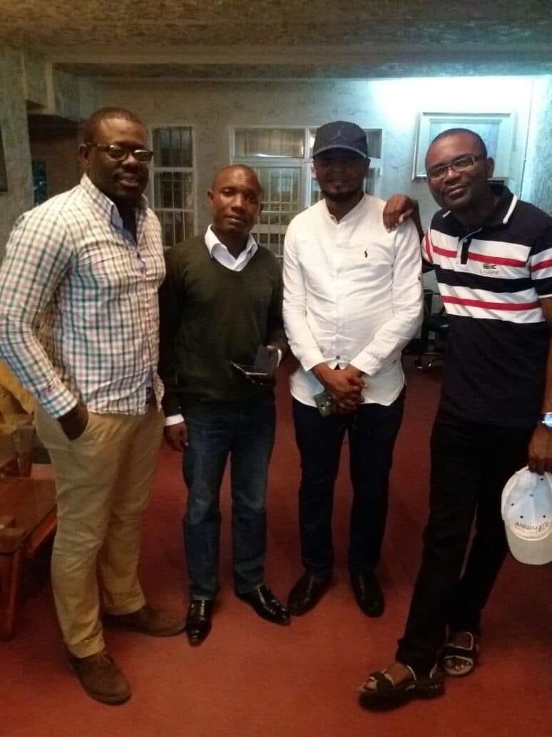 KamandaKela1's tweet image. Il était une fois ! 

Pathy NKERY, @HonoreMvula1 , moi-même et Kayembe JPK. 
#BISO